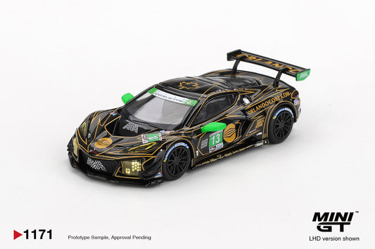Chevrolet Corvette Z06 GT3.R #13 AWA 2025 IMSA Daytona 24 Hrs 2025 - Mini GT - Scala 1-64 MGT01171-L
