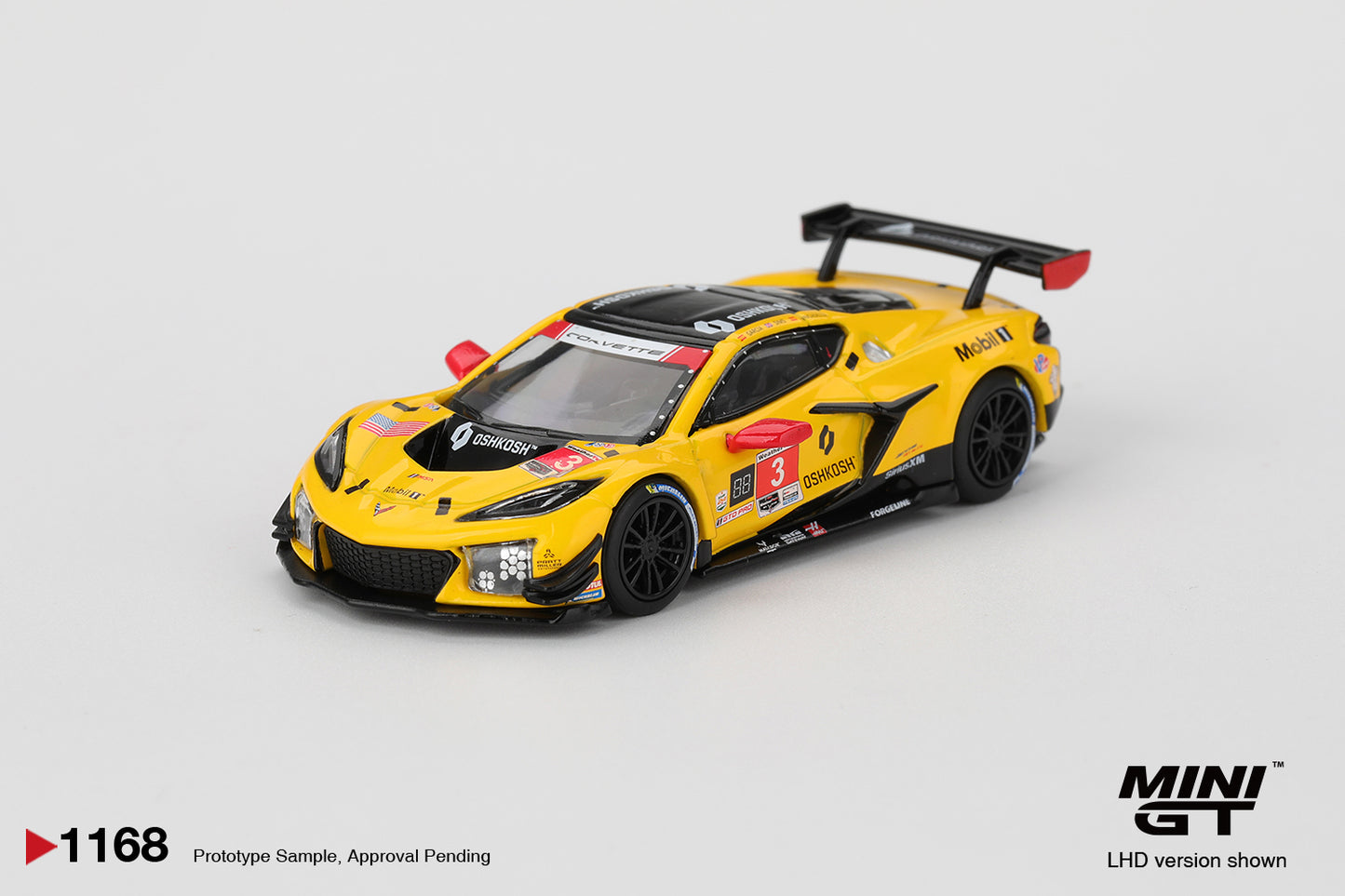 Chevrolet Corvette Z06 GT3.R #3 Corvette Racing 2025 IMSA Daytona 24 Hrs 2025 - Mini GT - Scala 1-64 MGT01168-L