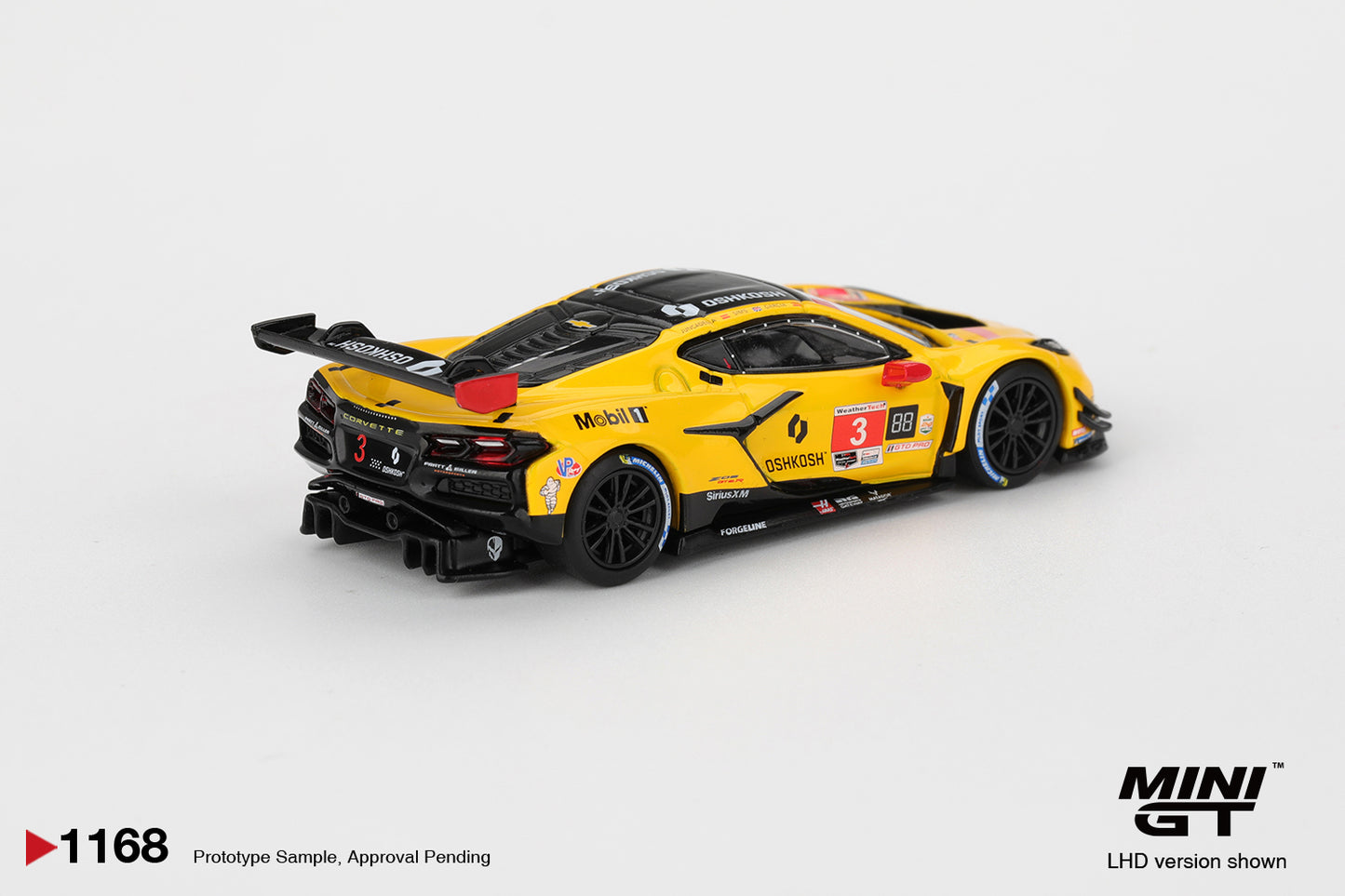Chevrolet Corvette Z06 GT3.R #3 Corvette Racing 2025 IMSA Daytona 24 Hrs 2025 - Mini GT - Scala 1-64 MGT01168-L