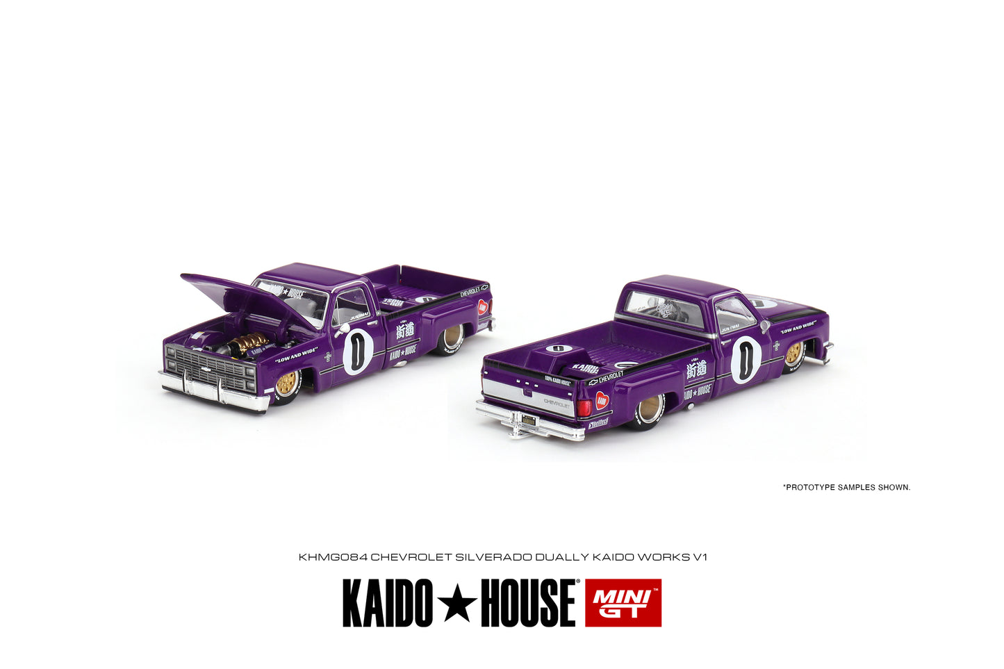 Chevrolet Silverado Dually KAIDO V1 - KAIDO HOUSE Mini GT - Scala 1/64 KHMG084