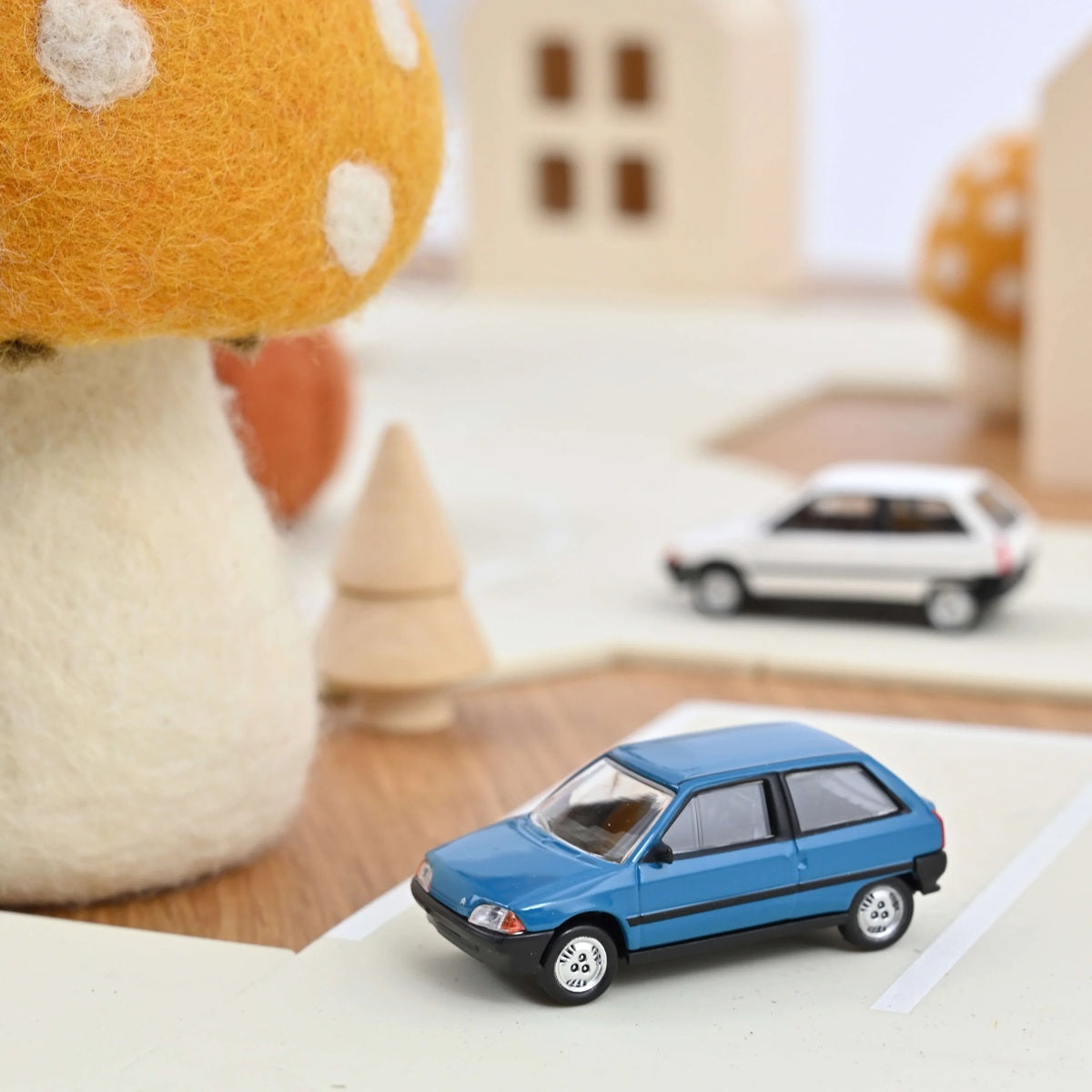 Citroen AX 3 doors Blue 1986 - Norev - Scala 1/64