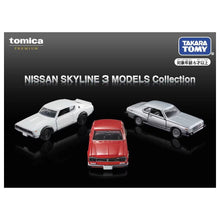 Carica l&#39;immagine nel visualizzatore di Gallery, Cofanetto collezione Tomica Nissan Skyline foto1
