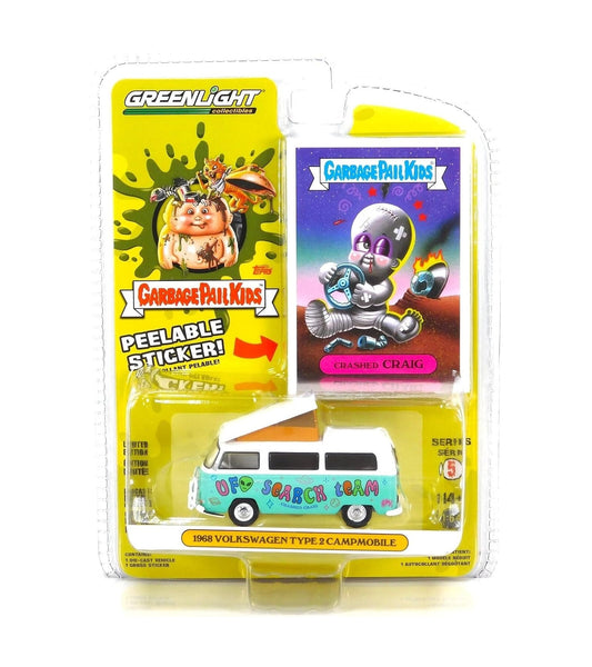 1968 Volkswagen Type 2 Campmobile - Unidentified Flying Object (UFO) Search Team - Greenlight - Scala 1/64