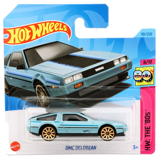 DMC DeLorean Light Blue - Hot Wheels - Scala 1/64 Circa