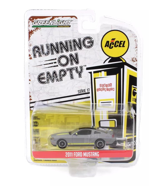 2011 Ford Mustang Accel Series Running On Empty - Greenlight - Scala 1/64