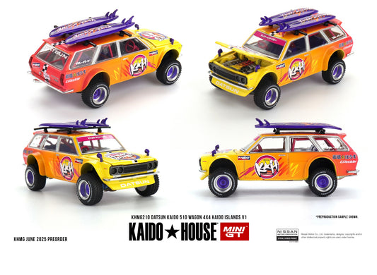Datsun KAIDO 510 Wagon 4x4 Kaido ISLANDS V1 - Mini GT Kaido House - Scala 1/64 KHMG210