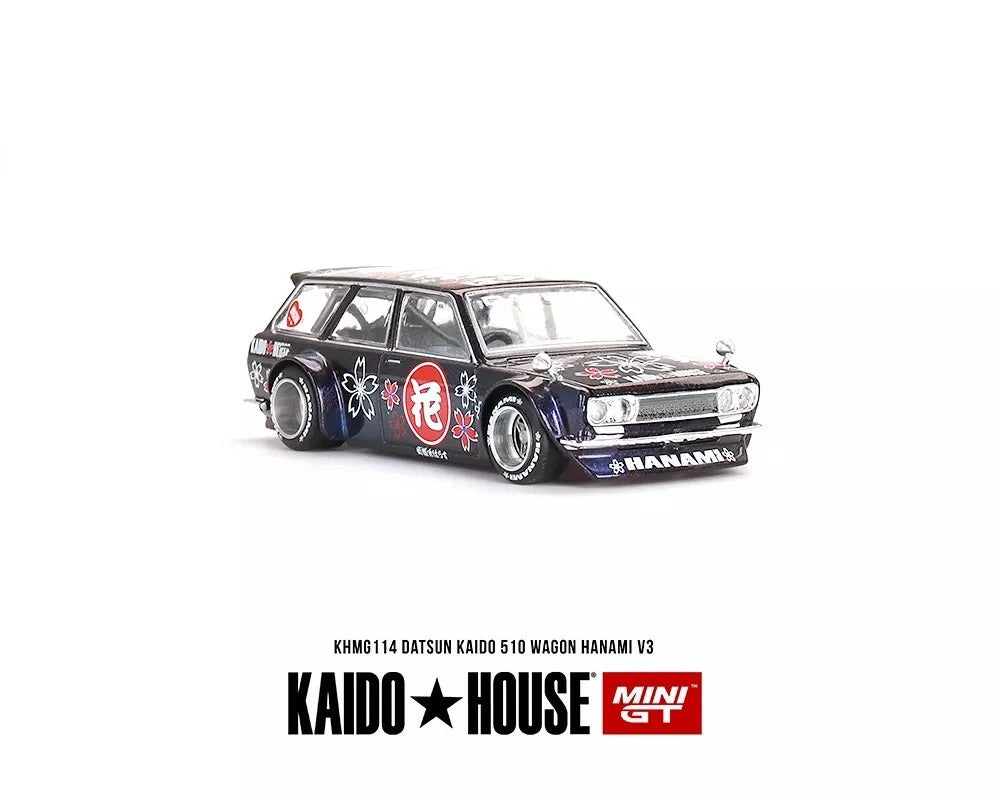 Datsun Kaido 510 Wagon Hanami V3 - KAIDO HOUSE Mini GT - Scala 1/64 KHMG114