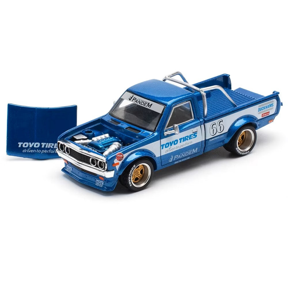 Datsun Pandem 620 Pickup Truck #66 - Pop Race - Scala 1/64 PR64-217