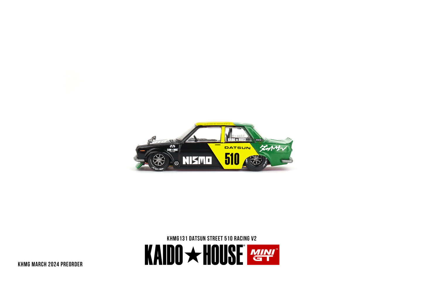 Datsun Street 510 Racing V2 - KAIDO HOUSE Mini GT - Scala 1/64 KHMG131