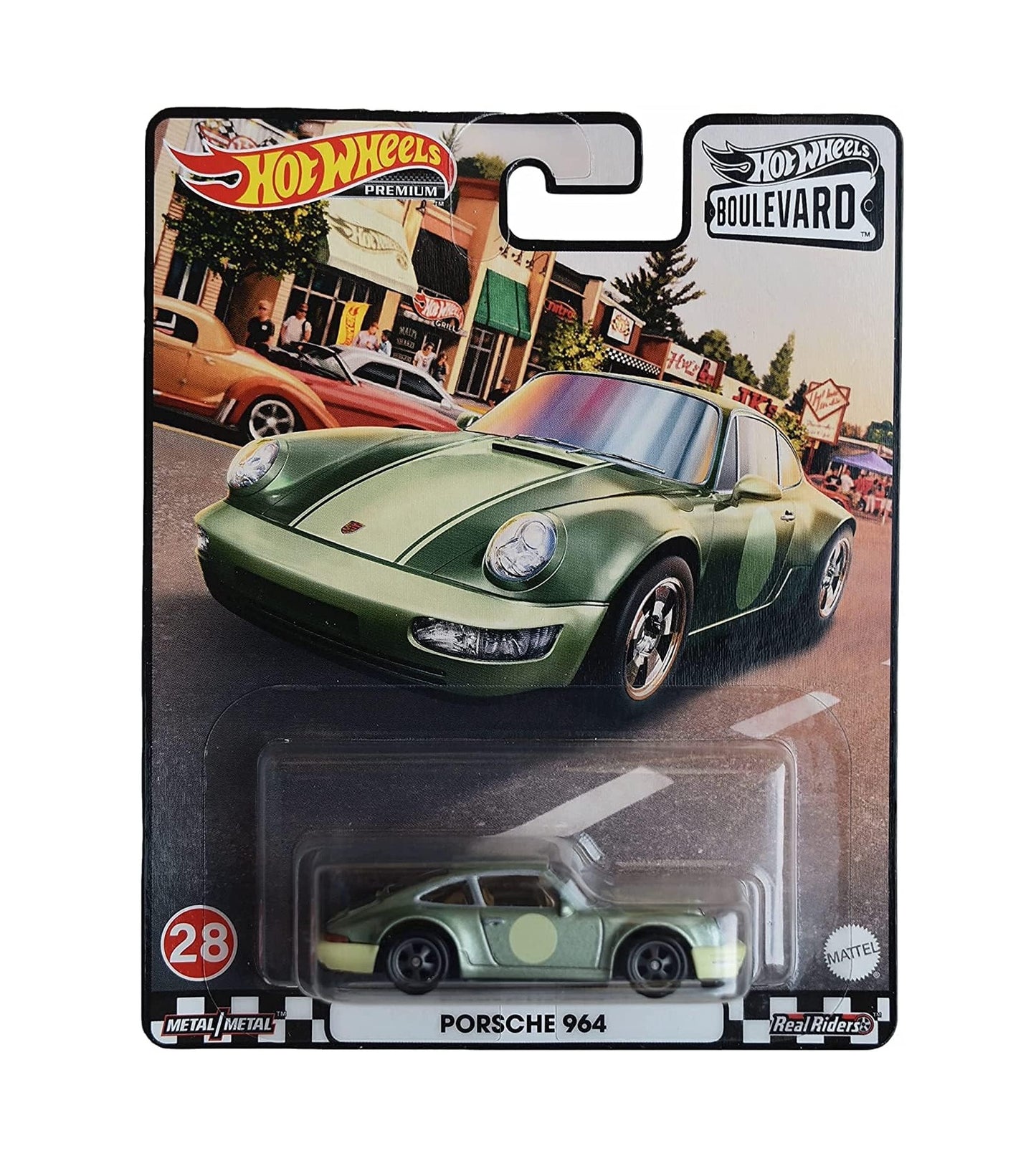 Porsche 964 #28 - Series Boulevard - Hot Wheels Premium - Scala 1/64