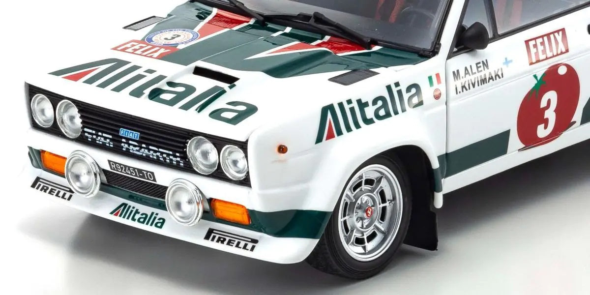 Fiat 131 Abarth Rally 1978 1000 Lake #3 codice Kyosho [No.KS08376E] in vendita su Borgeseidea.com foto 5