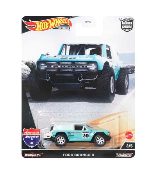 Ford Bronco R - Series Car Culture American Scene - Hot Wheels Premium - Scala 1/64