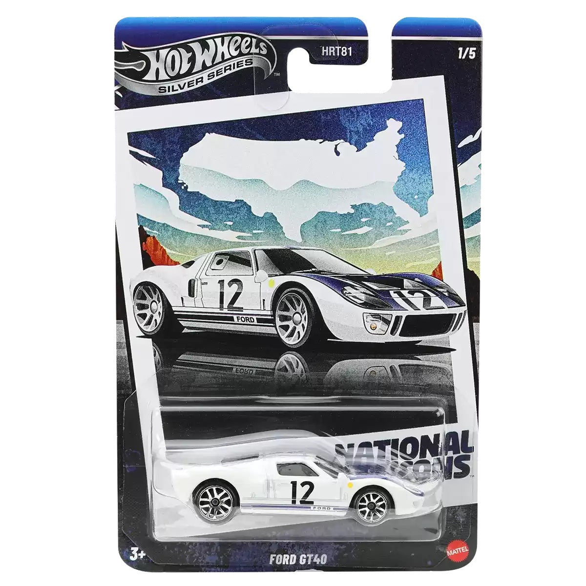 Set 5 Modelli - Silver Series National Icons - Hot Wheels - Scala 1/64 HRT81 - 979G