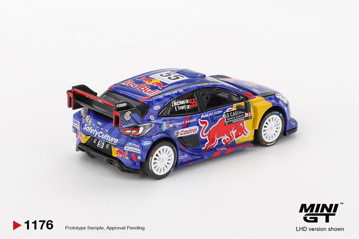 Ford Puma Rally1 #55 M-Sport Ford WRT 2025 Rally Monte-Carlo 2025 - Mini GT - Scala 1-64 MGT01176-L