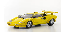 Laden Sie das Bild in den Galerie-Viewer, Foto 1 Lamborghini Countach LP5000 Quattrovalvove Yellow Codice Kyosho KS08320Y
