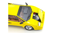 Laden Sie das Bild in den Galerie-Viewer, Foto 6 Lamborghini Countach LP5000 Quattrovalvove Yellow Codice Kyosho KS08320Y
