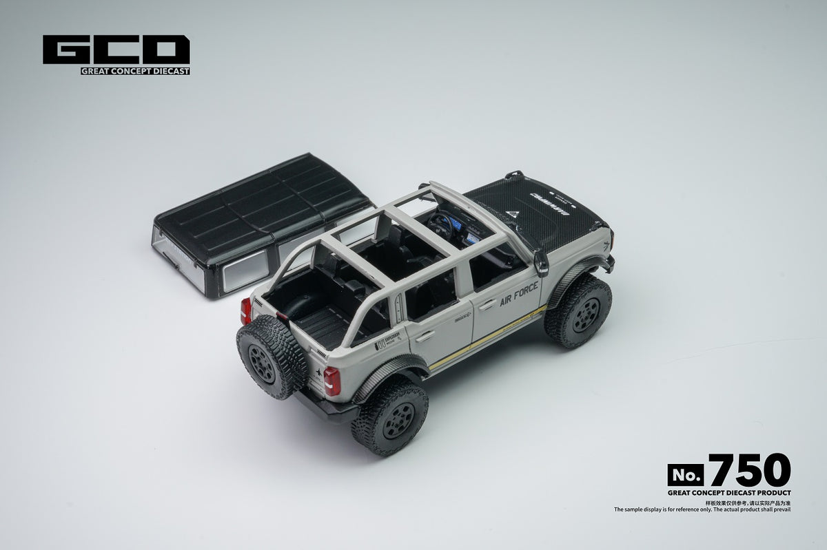 GCD - Ford Bronco DarwinPRO AIR FORCE Grey - Scala 1/64 KS-022-750