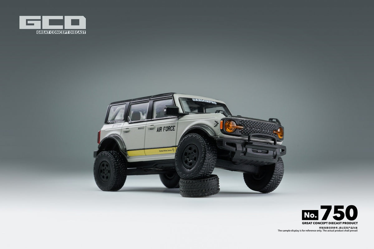 GCD - Ford Bronco DarwinPRO AIR FORCE Grey - Scala 1/64 KS-022-750
