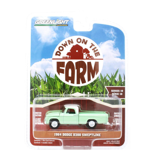 1964 Dodge D-200 Sweptline - Down on the Farm Series - Greenlight - Scala 1/64