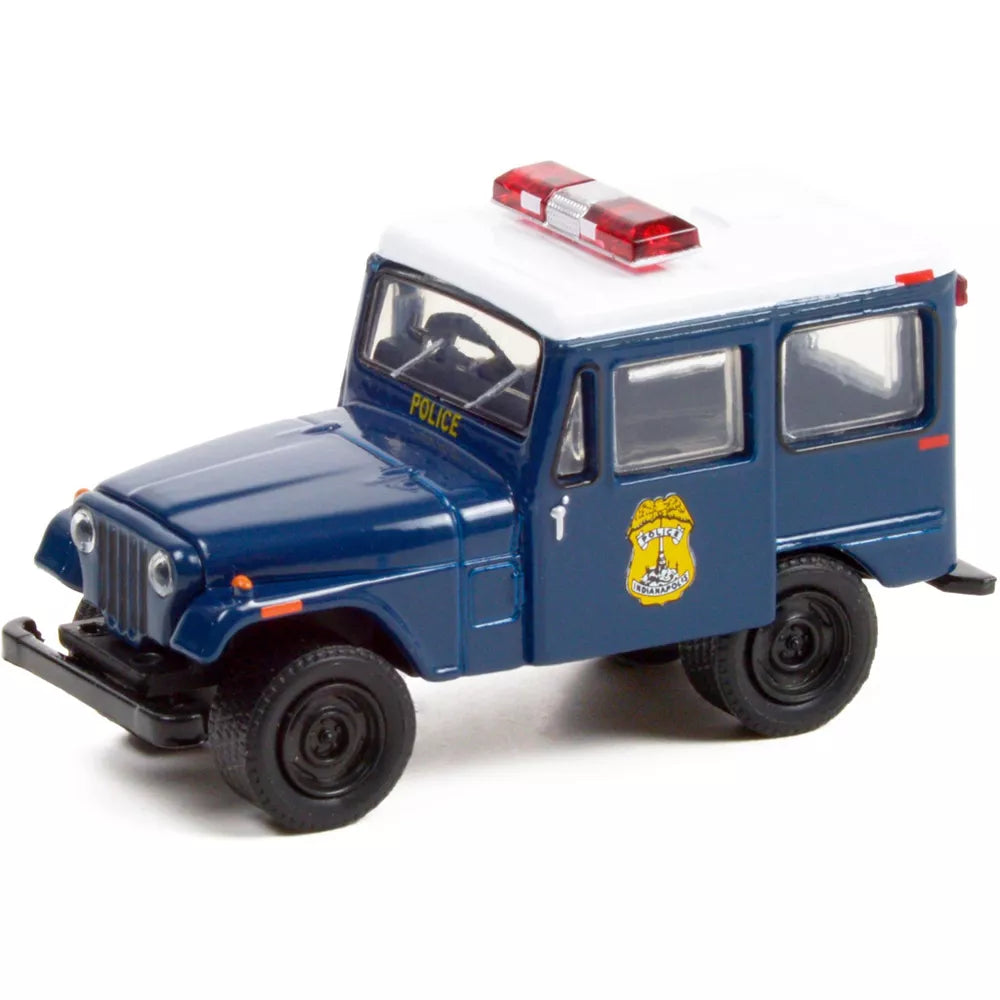 Jeep DJ-5 1974 Indianapolis Metropolitan Police Department - Greenlight Series Hot Pursuit - Scala 1/64