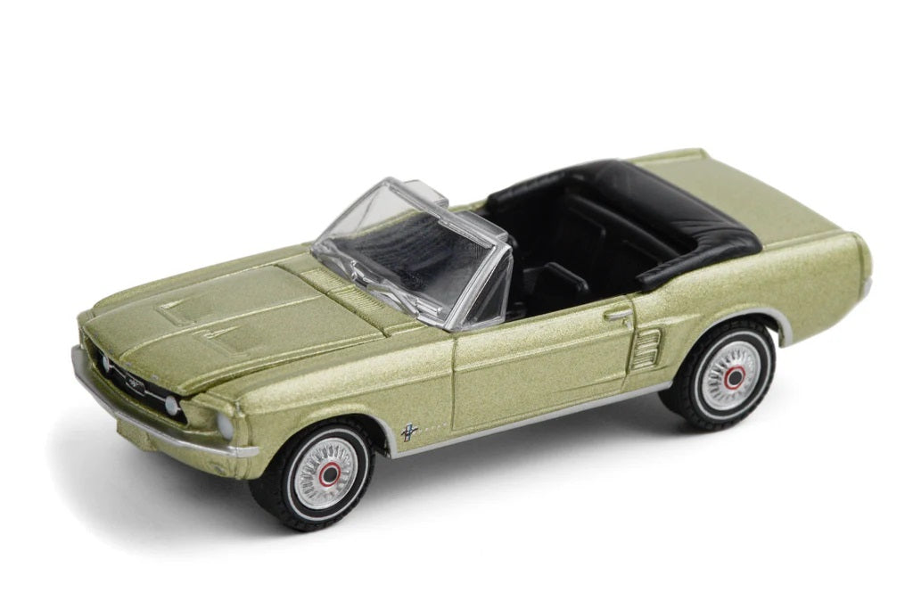 Ford Mustang Convertibile Sport Sprint 1967 Lime - Greenlight - Scala 1/64