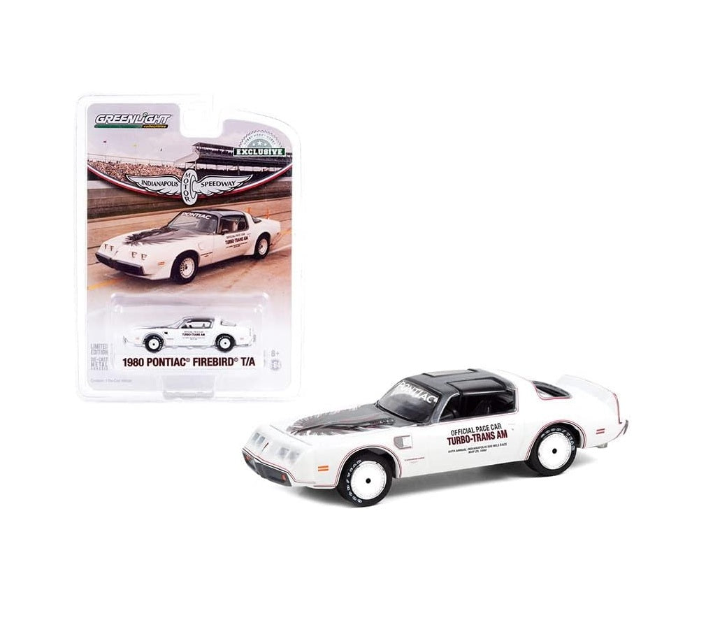 1980 Pontiac Firebird T/A Official Pace Car "64th Annual Indianapolis 500 Mile Race" - Greenlight - Scala 1/64