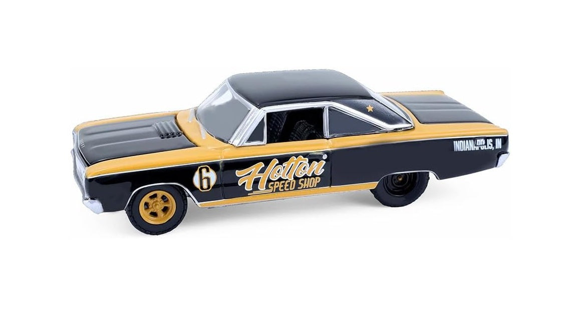 1965 Dodge Coronet  and 1985 Dodge Ram D350 Ramp Truck "Hotton Speed Shop" - Series HD Trucks - Greenlight - Scala 1/64