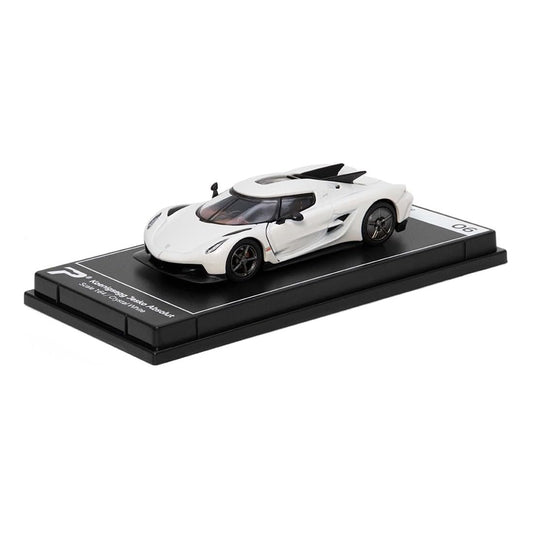 Koenigsegg Jesko Absolut H06 Cristal Blanco - PosterCars - Escala 1/64