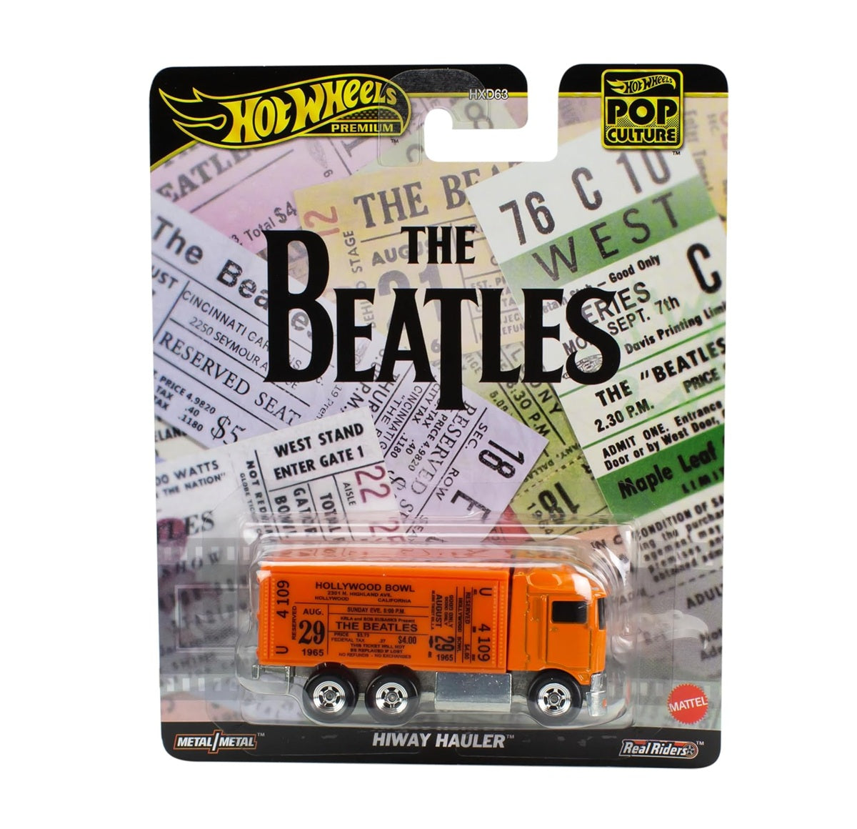 The Beatles Hiway Hauler Orange Series Pop Culture - Hot Wheels Premium - Scala 1/64