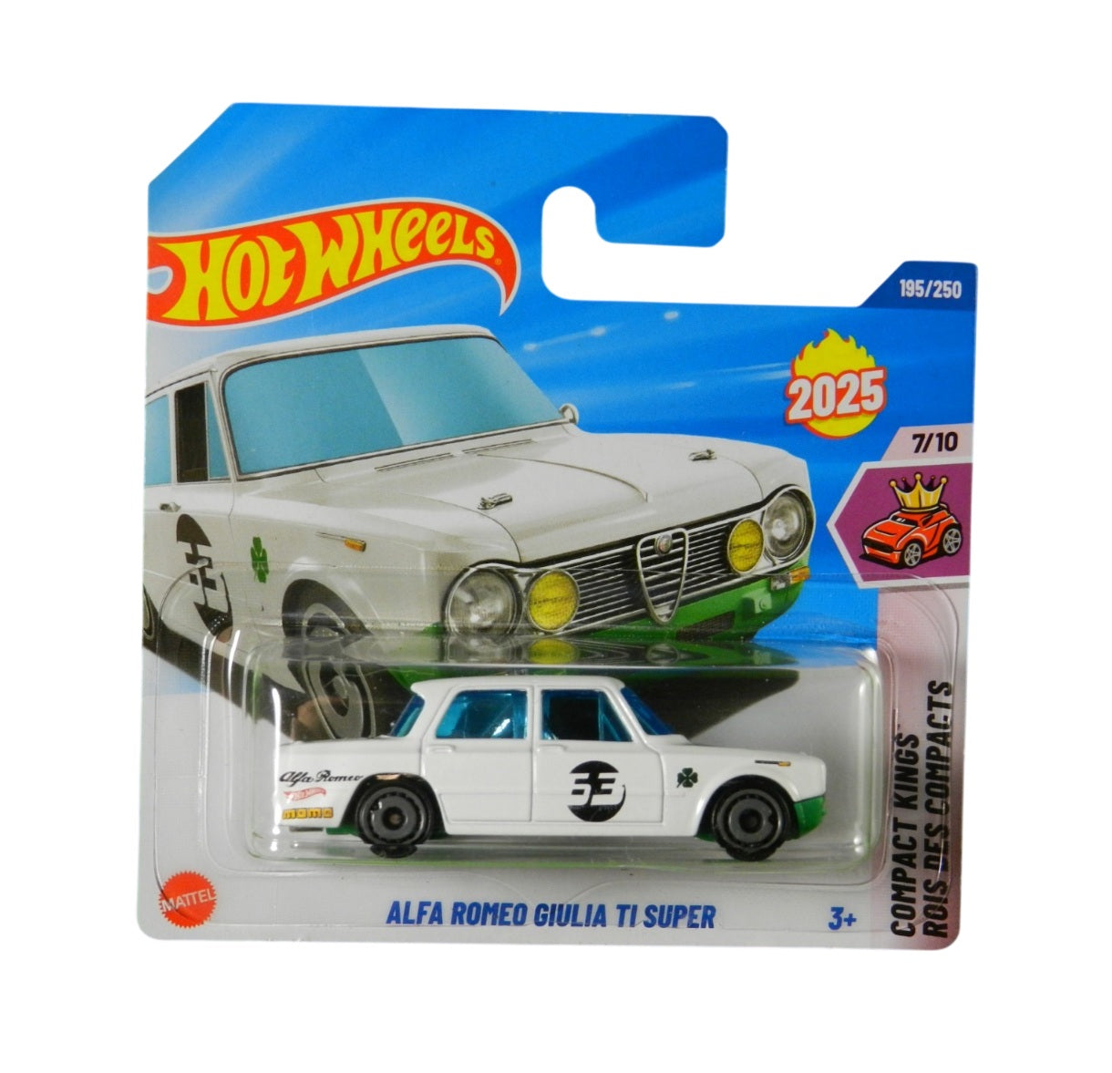 Alfa Romeo Giulia TI Super White - HW Compact Kings 7/10 - Hot Wheels - Scala 1/64 Circa