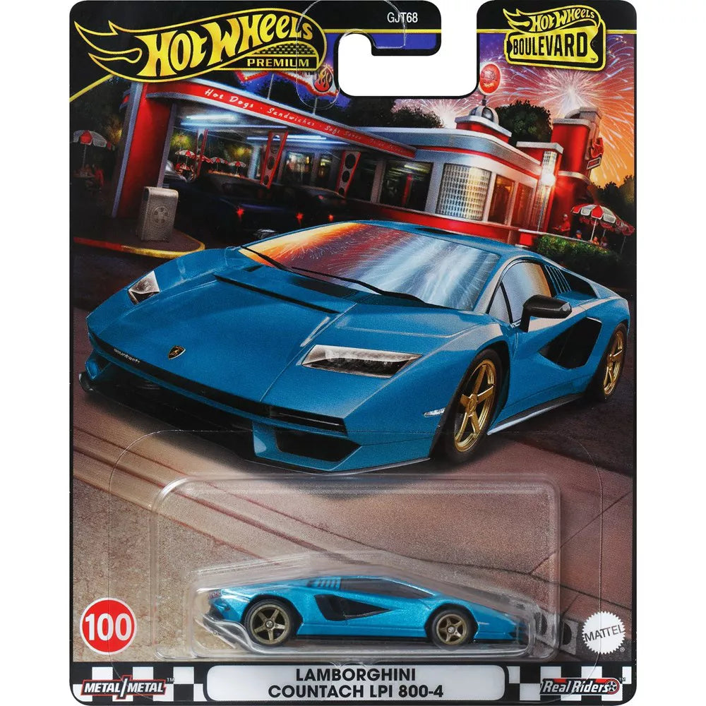 Lamborghini Countach LPI 800-4 Blanco Espectacular - Serie Car Culture - Hot Wheels - Escala 1/64