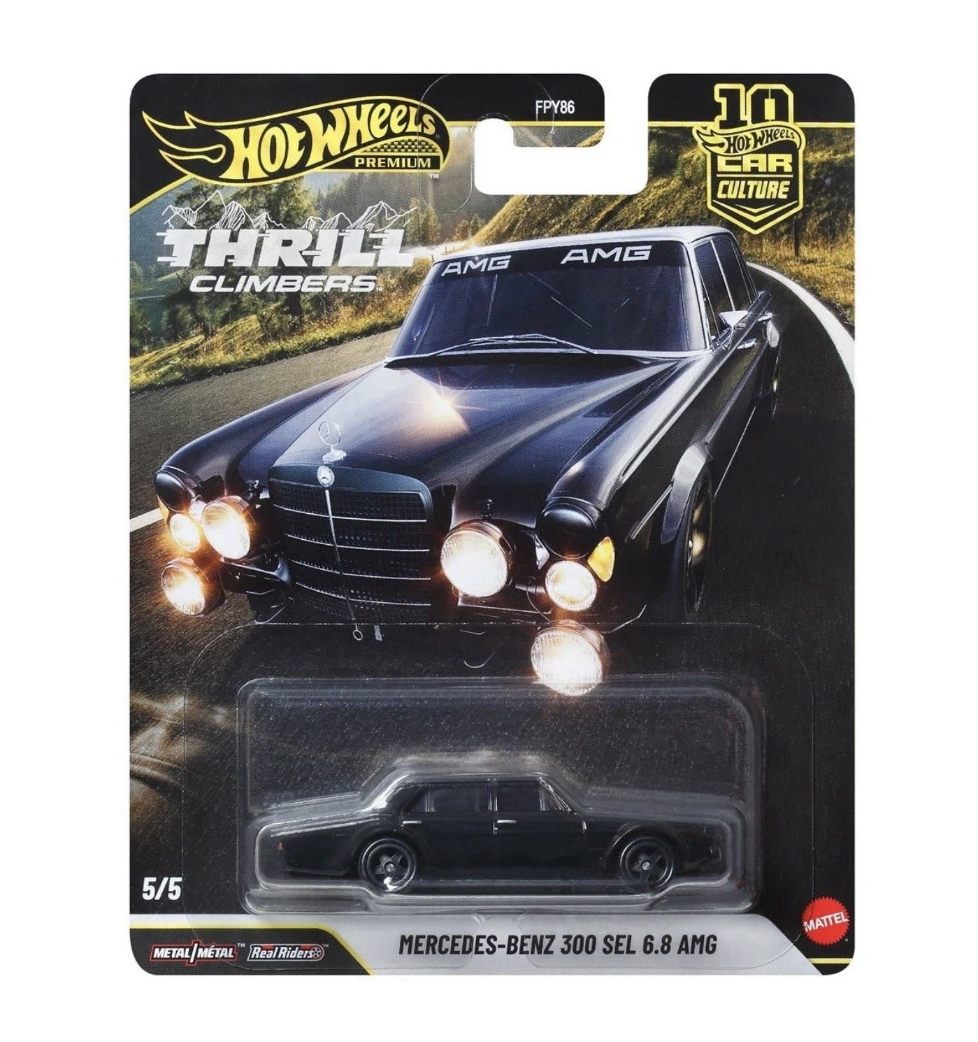 Set 5 veicoli Thrill Climbers - Hot Wheels Premium - Scala 1/64