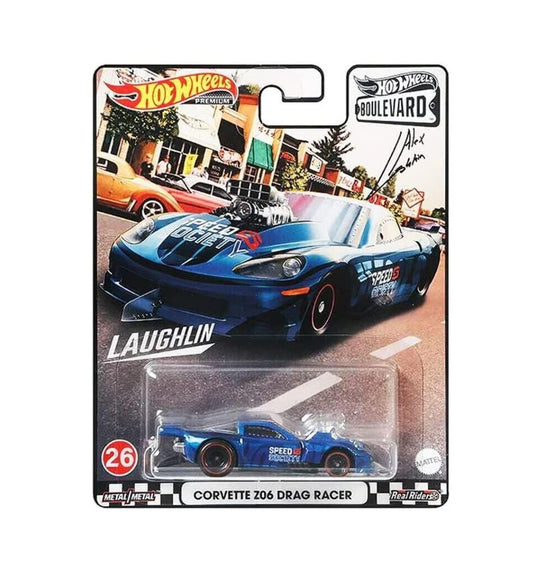 Corvette Z06 Drag Racer #26 Boulevard Series - Hot Wheels Premium - Scala 1/64