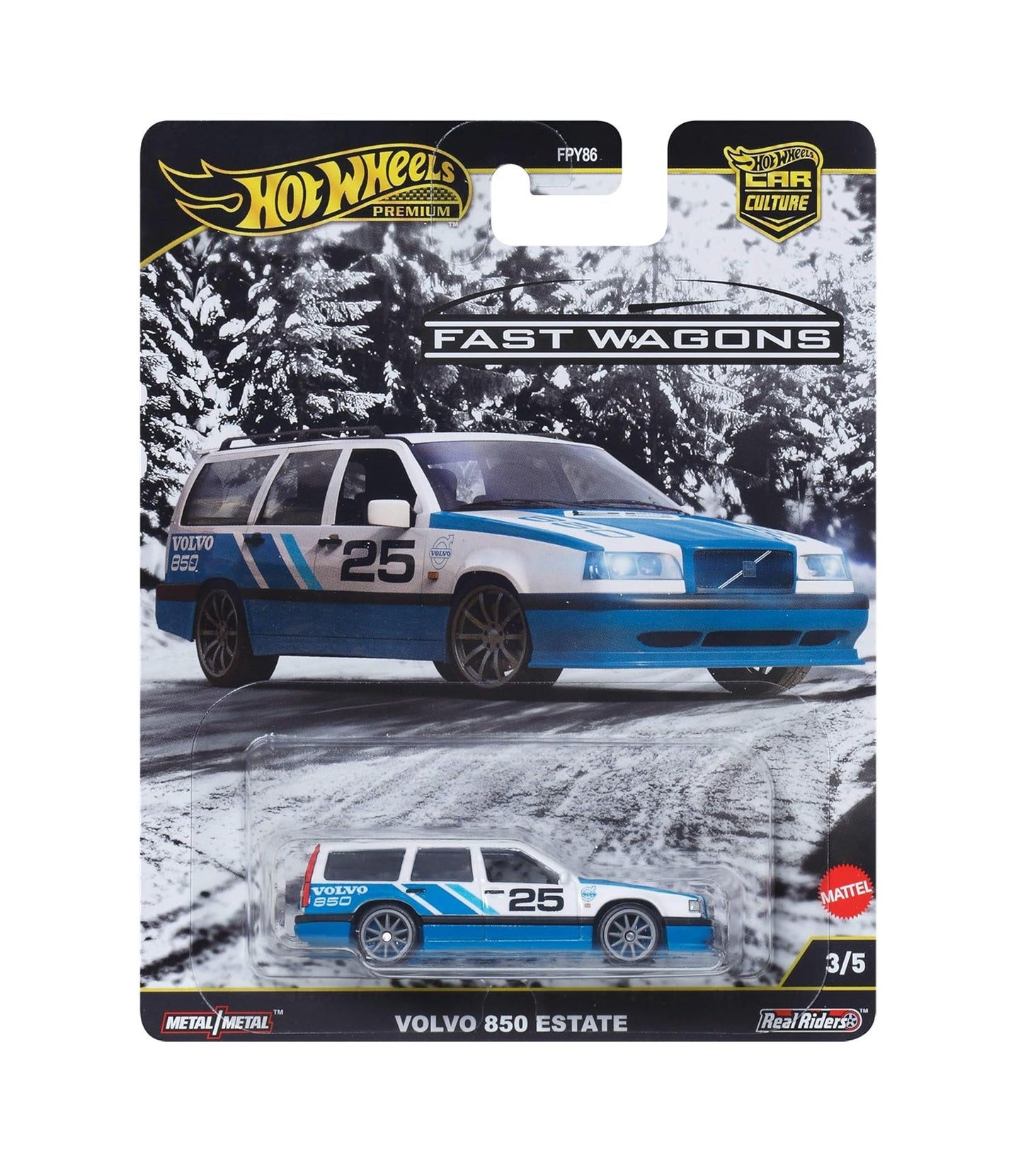 Volvo 850 Estate Fast Wagons Series - Series Car Culture - Hot Wheels Premium - Scala 1/64