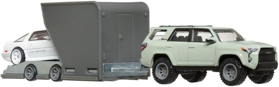 Toyota ‘18 4Runner and Toyota ‘89 Supra - Series Car Culture Team Transport - Hot Wheels Premium - Scala 1/64