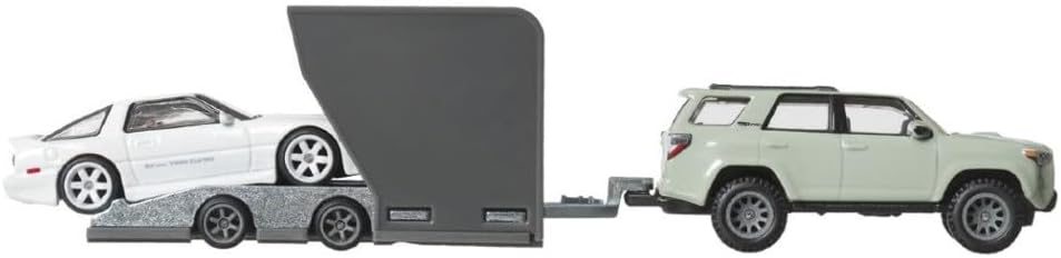 Toyota ‘18 4Runner and Toyota ‘89 Supra - Series Car Culture Team Transport - Hot Wheels Premium - Scala 1/64