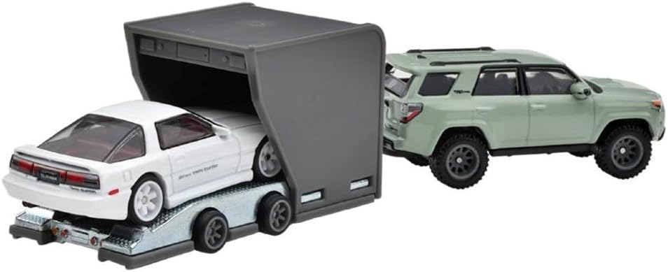 Toyota ‘18 4Runner and Toyota ‘89 Supra - Series Car Culture Team Transport - Hot Wheels Premium - Scala 1/64