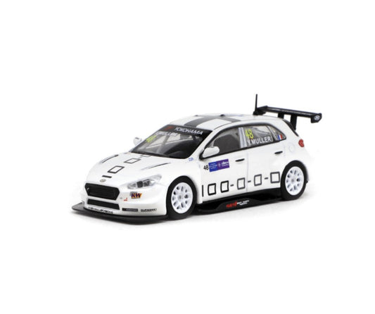 Hyundai i30N TCR - Wtcr Race of Macau 2018 - Yvan Muller - Tarmac Works HOBBY64 - Scala 1/64 T64-031-18WTCR48