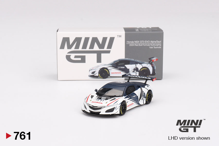 Honda NSX GT3 EVO AlphaTauri Yuki Tsunoda 2023 - Mini GT - Scala 1/64 MGT00761