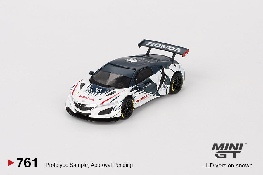 Honda NSX GT3 EVO AlphaTauri Yuki Tsunoda 2023 - Mini GT - Scala 1/64 MGT00761