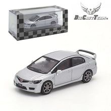 Carica l&#39;immagine nel visualizzatore di Gallery, Honda Civic Type-R Sedan (FD2) 2007 Silver - DCT Die Cast Team - Scala 1/64
