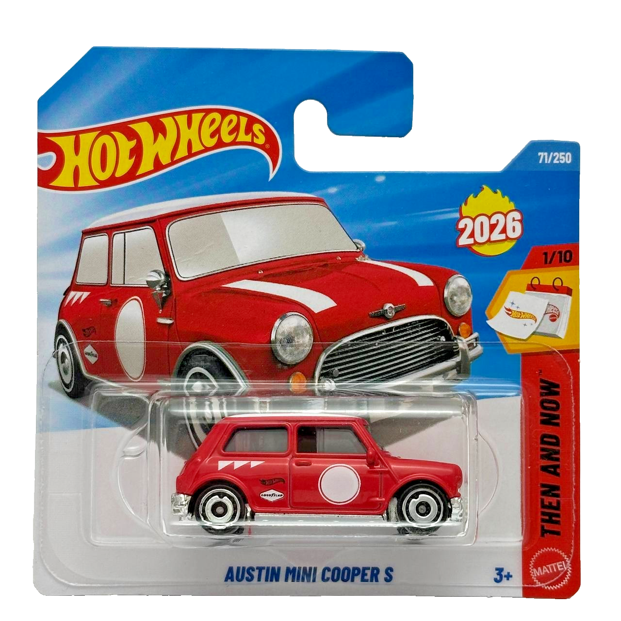 Hot Wheels - Austin Mini Cooper S Red - HW Then And Now 1/10 - Scala 1/64 Circa