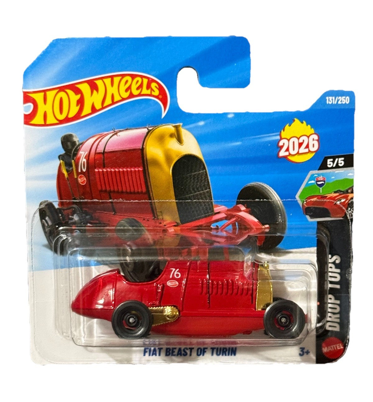 Fiat Beast of Turin - Drop Tops 5/5 - Hot Wheels - Scala 1/64 Circa