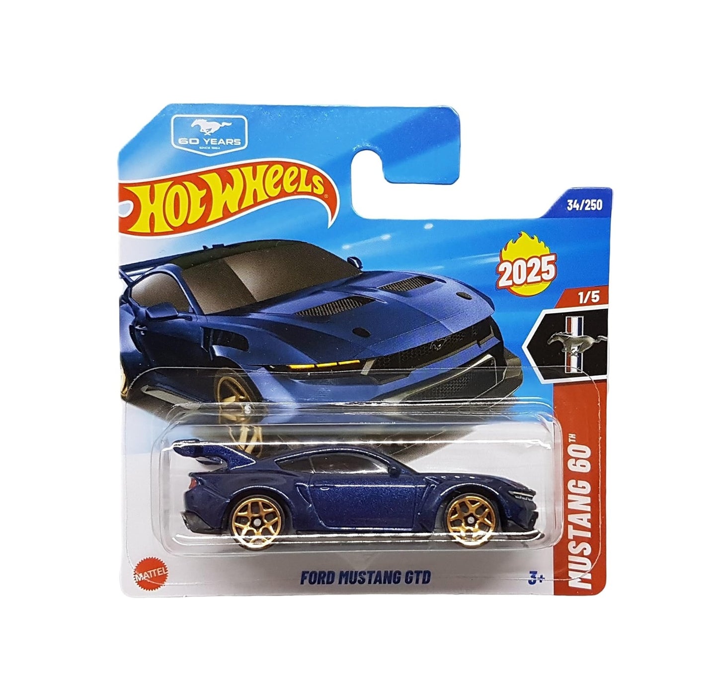 Ford Mustang GTD - HW Mustang 60th 1/5 - Hot Wheels - Scala 1/64 Circa