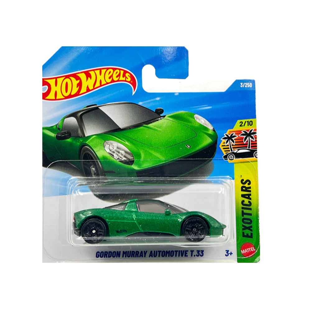 Gordan Murray Automotive T.33 - HW Exoticars 2/10 - Hot Wheels - Scala 1/64 Circa