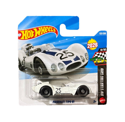 Maserati Tipo 61 - HW Starting Grid 9/10 - Hot Wheels - Scala 1/64 Circa