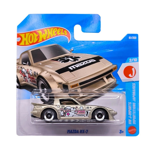 Mazda RX-7 Silver - HW J-Imports  2/10 - Hot Wheels - Scala 1/64 Circa