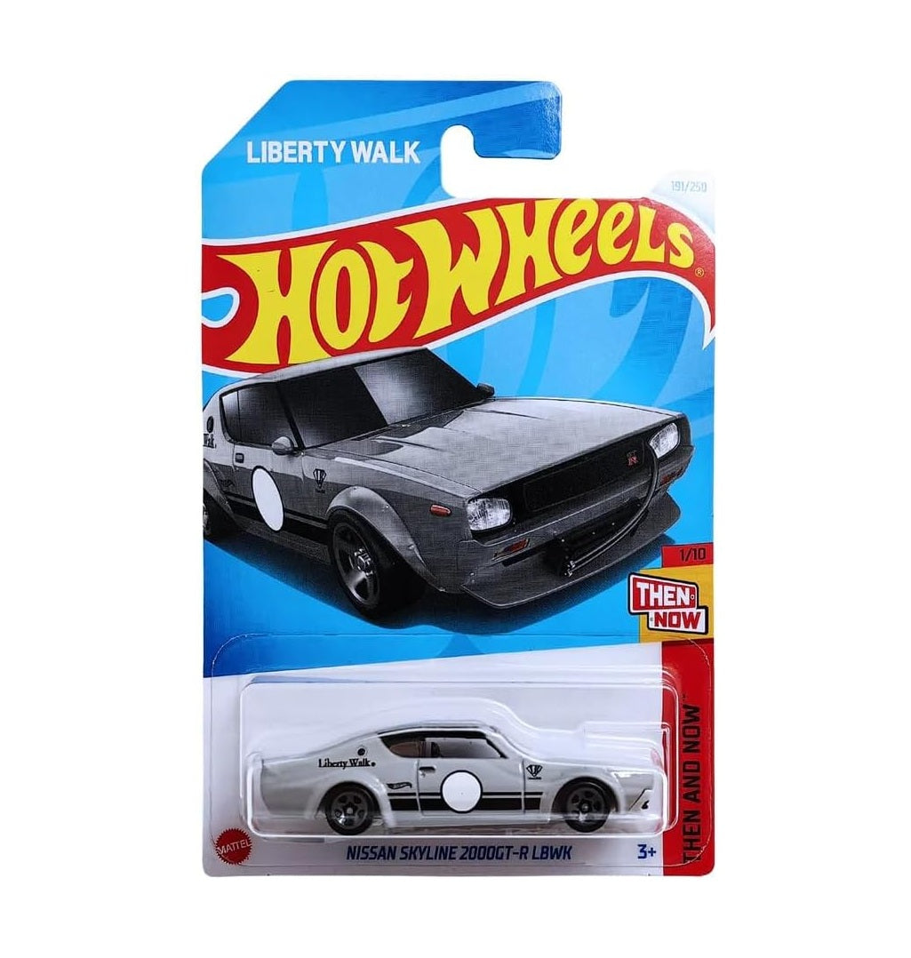 Hot Wheels - Nissan Skyline 2000GT-R LBWK - HW Then and Now 1/10 - Long Card - Scala 1/64 Circa