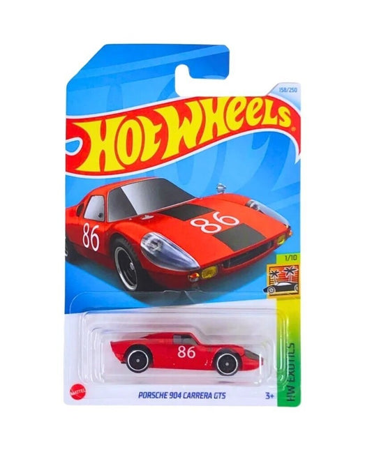 Hot Wheels - Porsche 904 Carrera GTS Red - HW Exotics 1/10 - Long Card - Scala 1/64 Circa