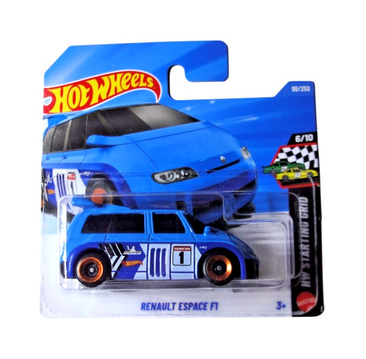 Renault Espace F1 Blue - HW Starting Grid 6/10 - Hot Wheels - Scala 1/64 Circa